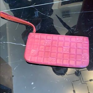 Authentic Chanel wristlet.